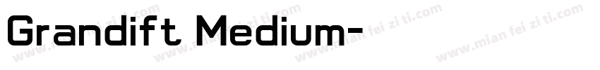 Grandift Medium字体转换
